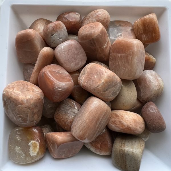Peach Moonstone Tumbles
