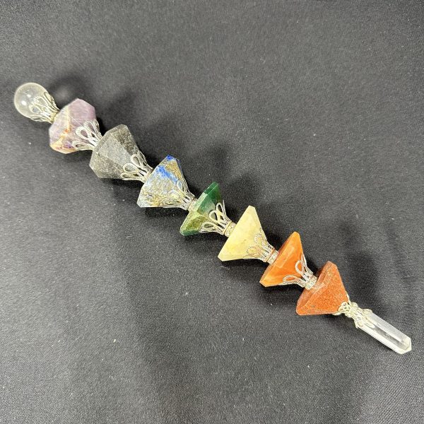 Seven Chakra Hexagon Wand
