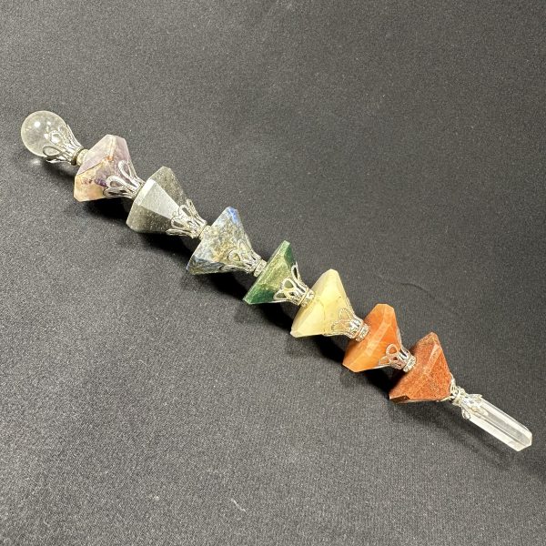 Seven Chakra Hexagon Wand