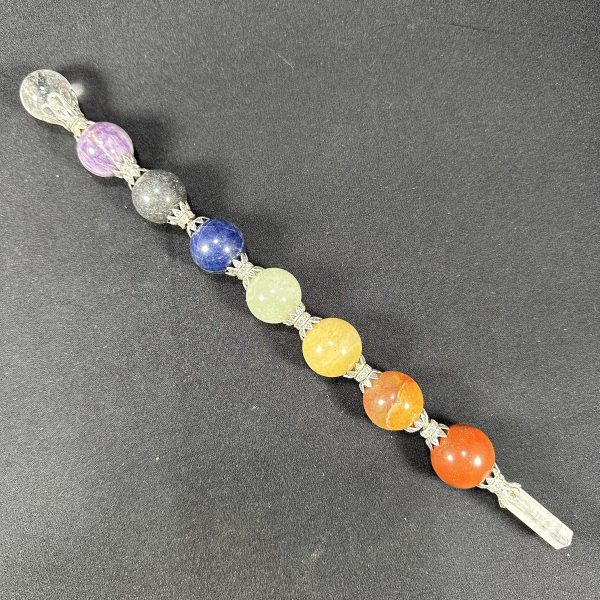Seven Chakra Sphere Wand