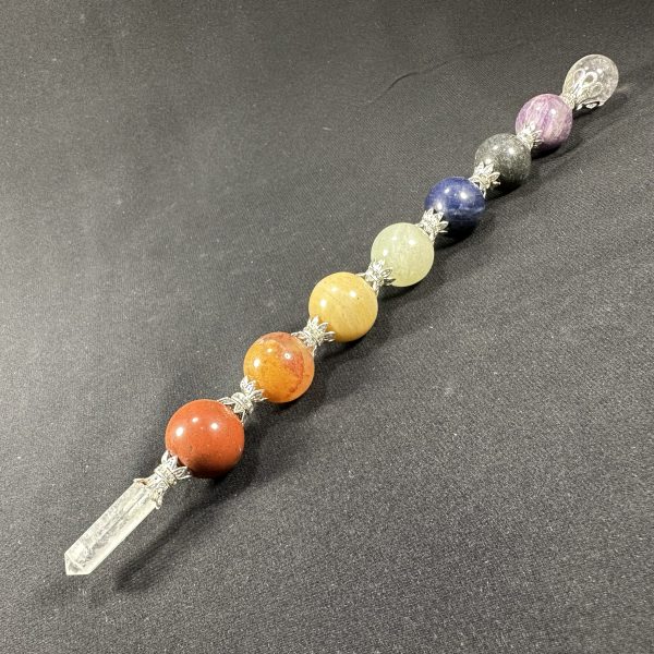 Seven Chakra Sphere Wand