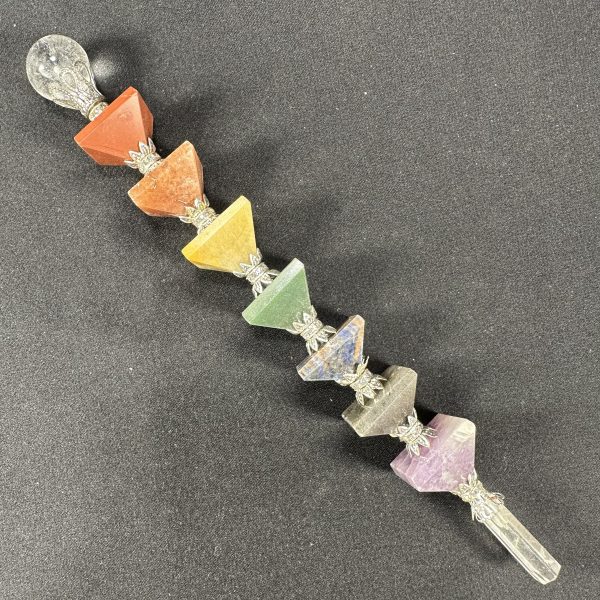 Seven Chakra Pyramid Wand