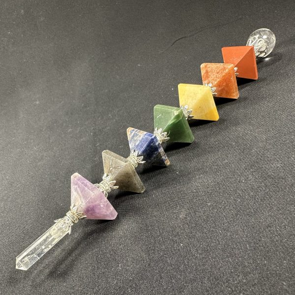 Seven Chakra Pyramid Wand