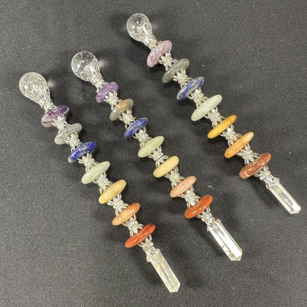 Seven Chakra Disc Wand