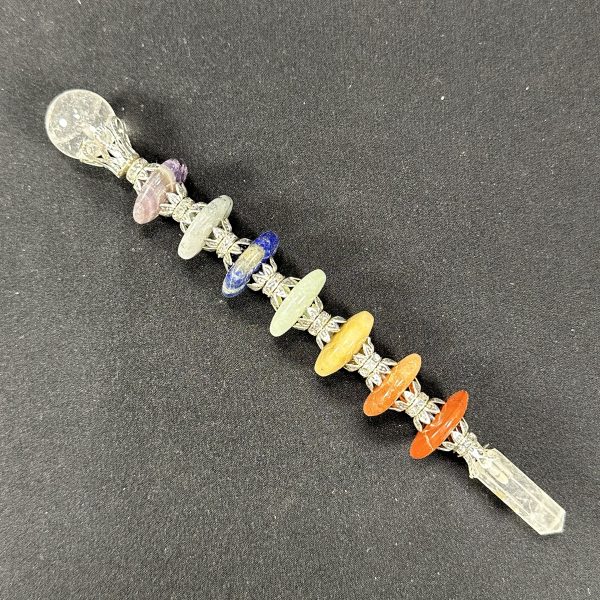 Seven Chakra Disc Wand