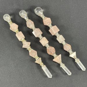 Rose Quartz Geometry Wand
