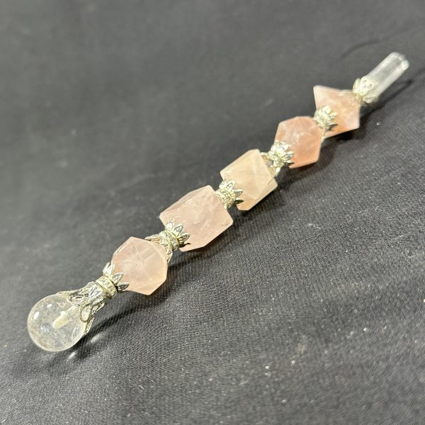 Rose Quartz Geometry Wand