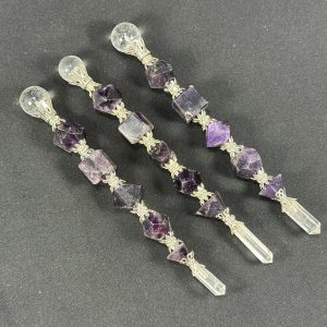 Amethyst Geometry Wand