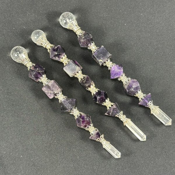Amethyst Geometry Wand