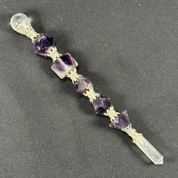 Amethyst Geometry Wand