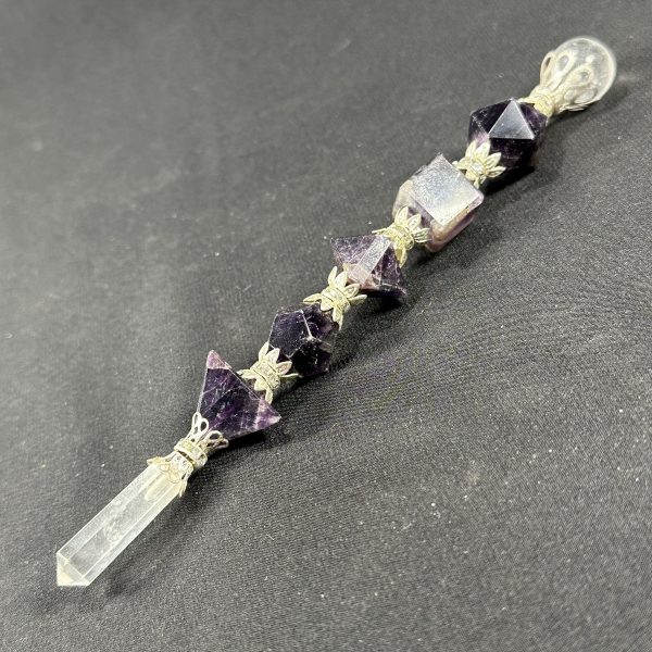 Amethyst Geometry Wand