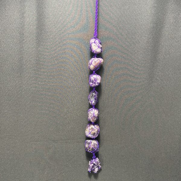 Amethyst Macrame Decor Hanging