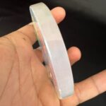 Selenite Seven Chakra Charging Plate with Free Stand