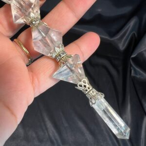 Clear Quartz Geometry Wand
