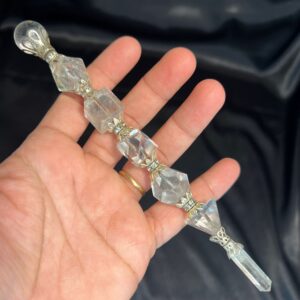 Clear Quartz Geometry Wand