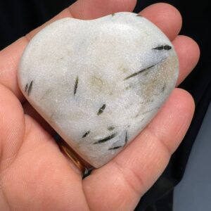 Tourmaline Quartz Heart
