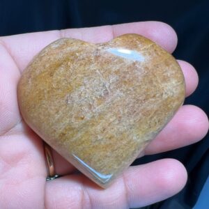 Golden Healer Quartz Heart