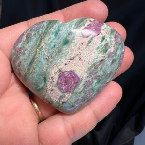 Ruby Fuchsite Heart