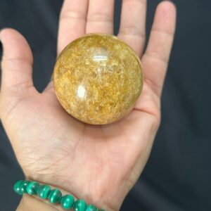 Golden Healer Quartz Sphere