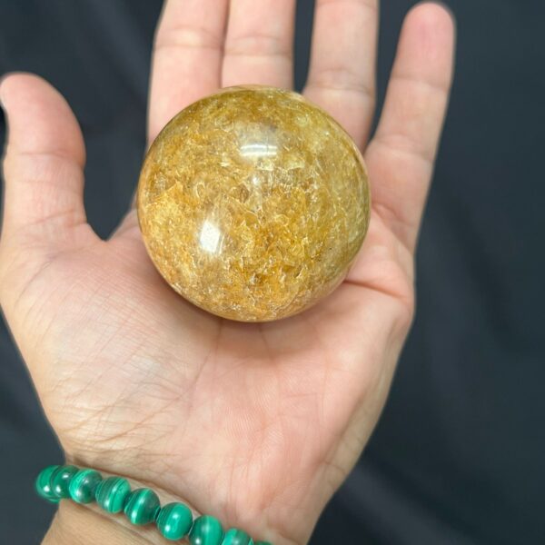 Golden Healer Quartz Sphere