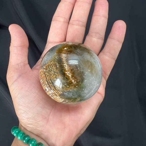 Garden Rutilated Quartz Sphere