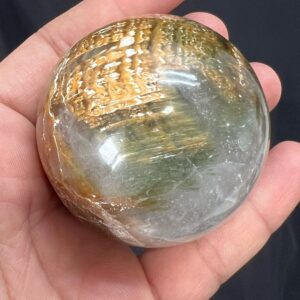 Garden Rutilated Quartz Sphere