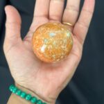 Sunstone with Apatite Sphere