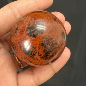 Mahongany Obsidian Sphere