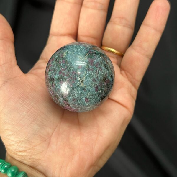 Ruby in Kyanite Sphere