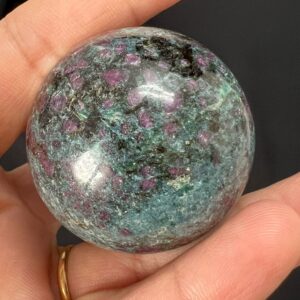 Ruby in Kyanite Sphere
