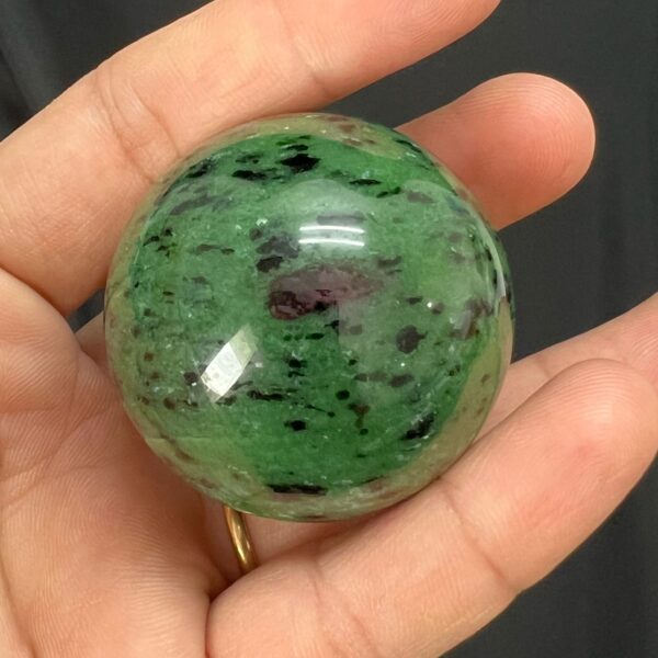 Ruby Zoisite Sphere