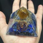 Lapis Lazuli & Tiger Eye Orgonite Pyramid