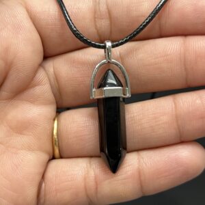 Black Obsidian Point Pendant