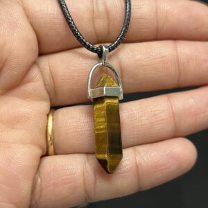 Tiger eye Point Pendant