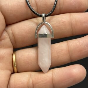 Rose Quartz Point Pendant