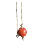 Red Jasper Round Pendulum
