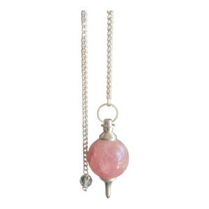 Rose Quartz Round Pendulum