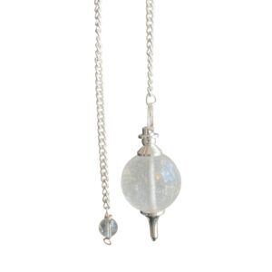 Clear Quartz Round Pendulum