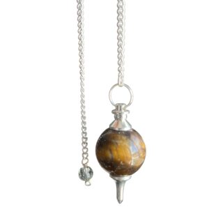 Tiger Eye Round Pendulum