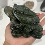 Large Jade Money Frog