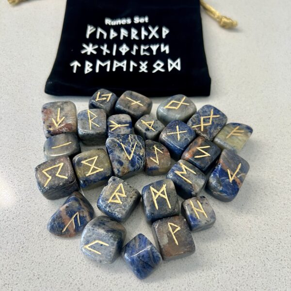Sodalite Runes Stones