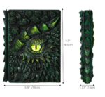 3D Embossed Dragon Eye Journal/ Notebook