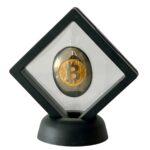 Pyrite Bit Coin with display case