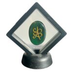 Jade Zibu Coin with display stand